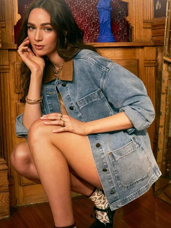 Heartloom Merie Jacket in Women's Size Small S | Like New | Denim Jean Jacket - Picture 4 of 14